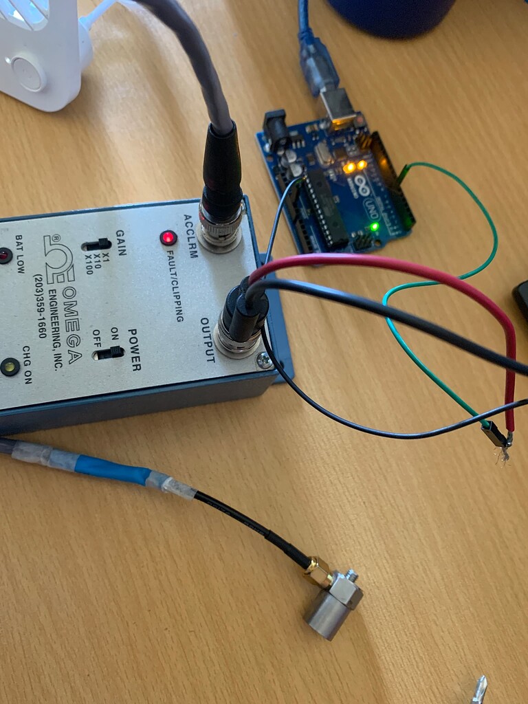 Single axis accelerometer from OMEGA Engineering - Sensors - Arduino Forum