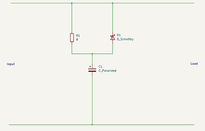 Capacitor charge discharge