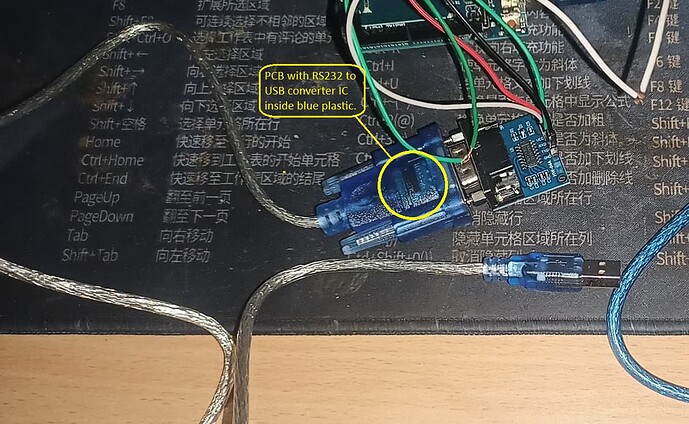 RS232 to USB converter