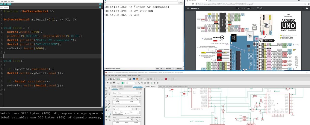 Arduino uno+ HC05 VS BLE33 - Français - Arduino Forum