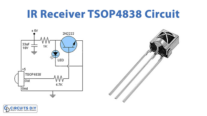 Simple-IR-Receiver-TSOP4838-Circuit