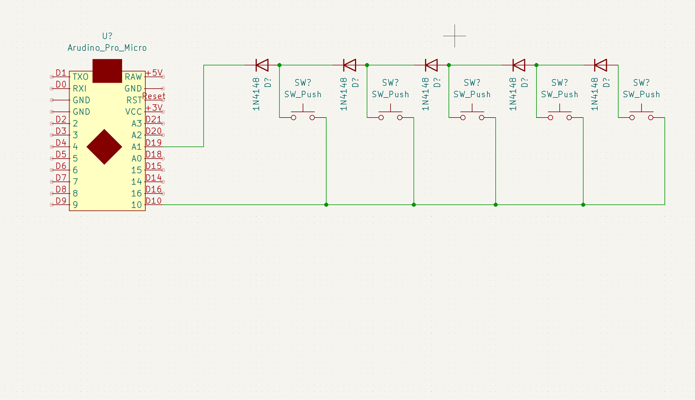 Help with button matrix and diodes - General Guidance - Arduino Forum