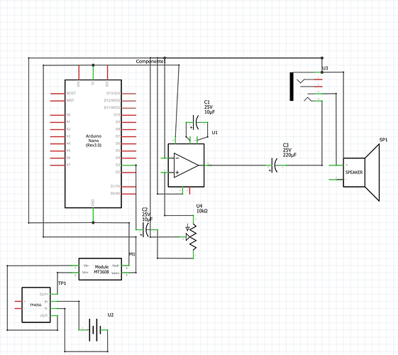 lm386-audio-amplifier-and-battery-charging-and-boost-to-5v-with-25v-capacitors