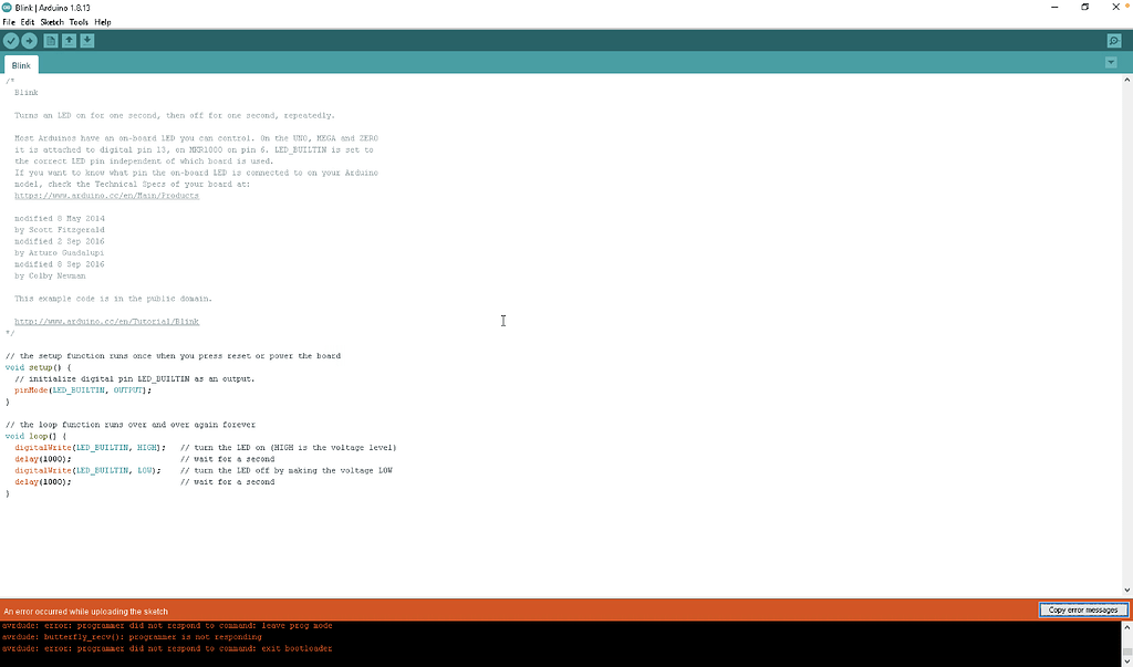 Upload error in Arduino 1.8.13 - Uploading - Arduino Forum