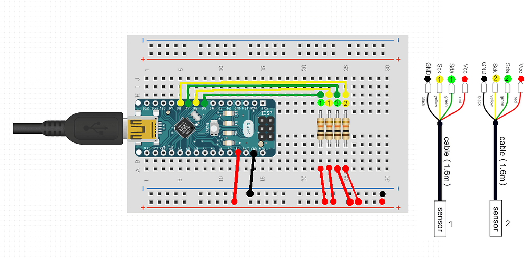 Can't figure out how to code Multiple SHT10 temp/humid sensors ...