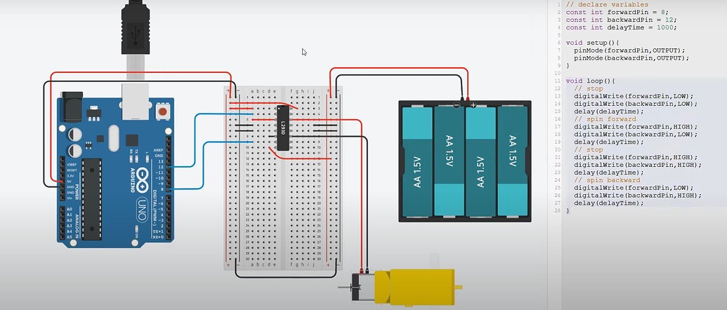 H-bridge can't connect motor - 3rd Party Boards - Arduino Forum