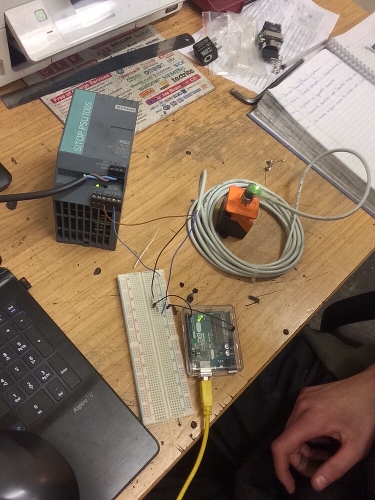 Interfacing a inductive proximity sensor to an Arduino Uno - General ...