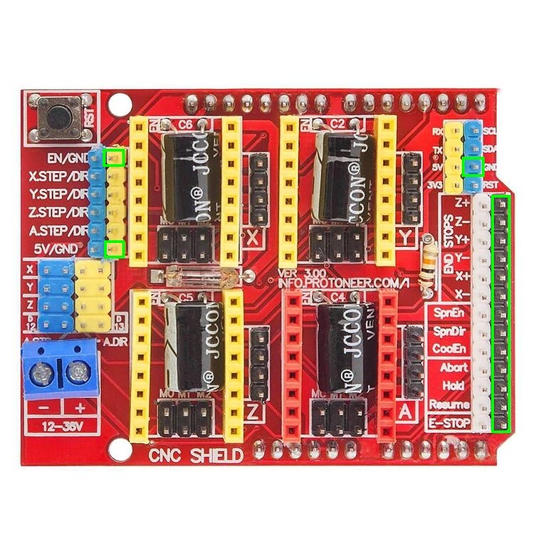 Arduino uno with cnc v3 z probe not working Motors, Mechanics