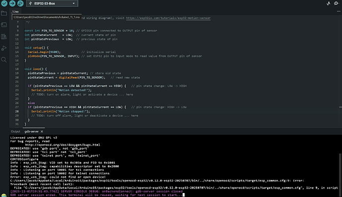 Motion Sensor Help - General Guidance - Arduino Forum