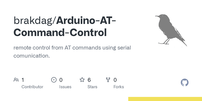 Implementation of AT commands to control arduino from serial port ...