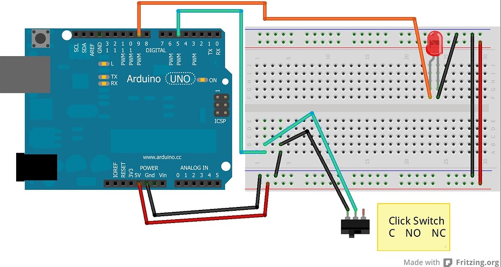 Simple click switch operation - Project Guidance - Arduino Forum