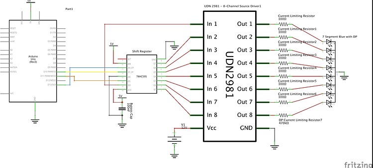 7 segment Common cathode - Page 5 - General Electronics - Arduino Forum