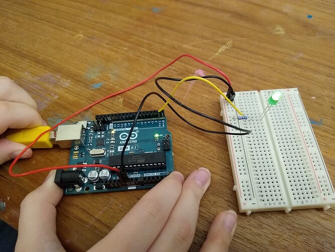C2 - Pin 1 when partly connected lights LED brightly