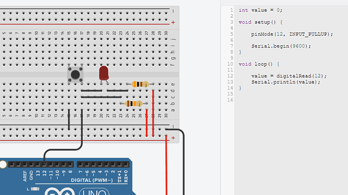A proper way to use a button and an LED - General Electronics - Arduino ...