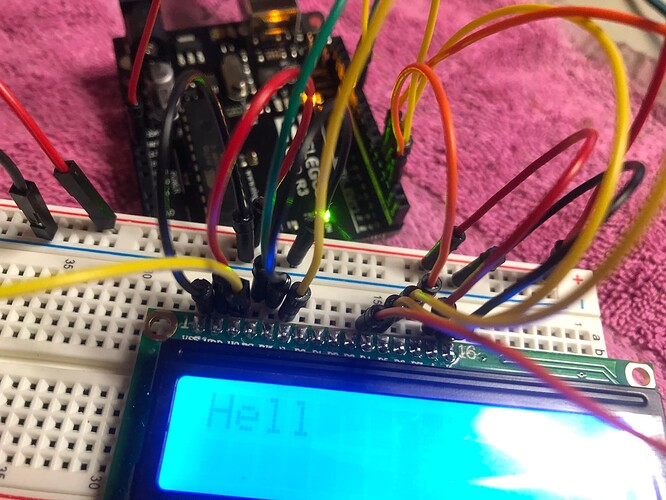 LCD test project print 