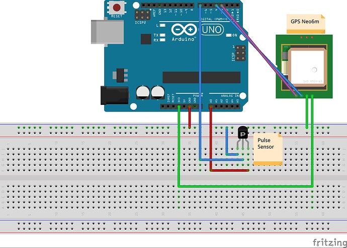 GPS Neo 6m and Pulse sensor not working together - Programming ...