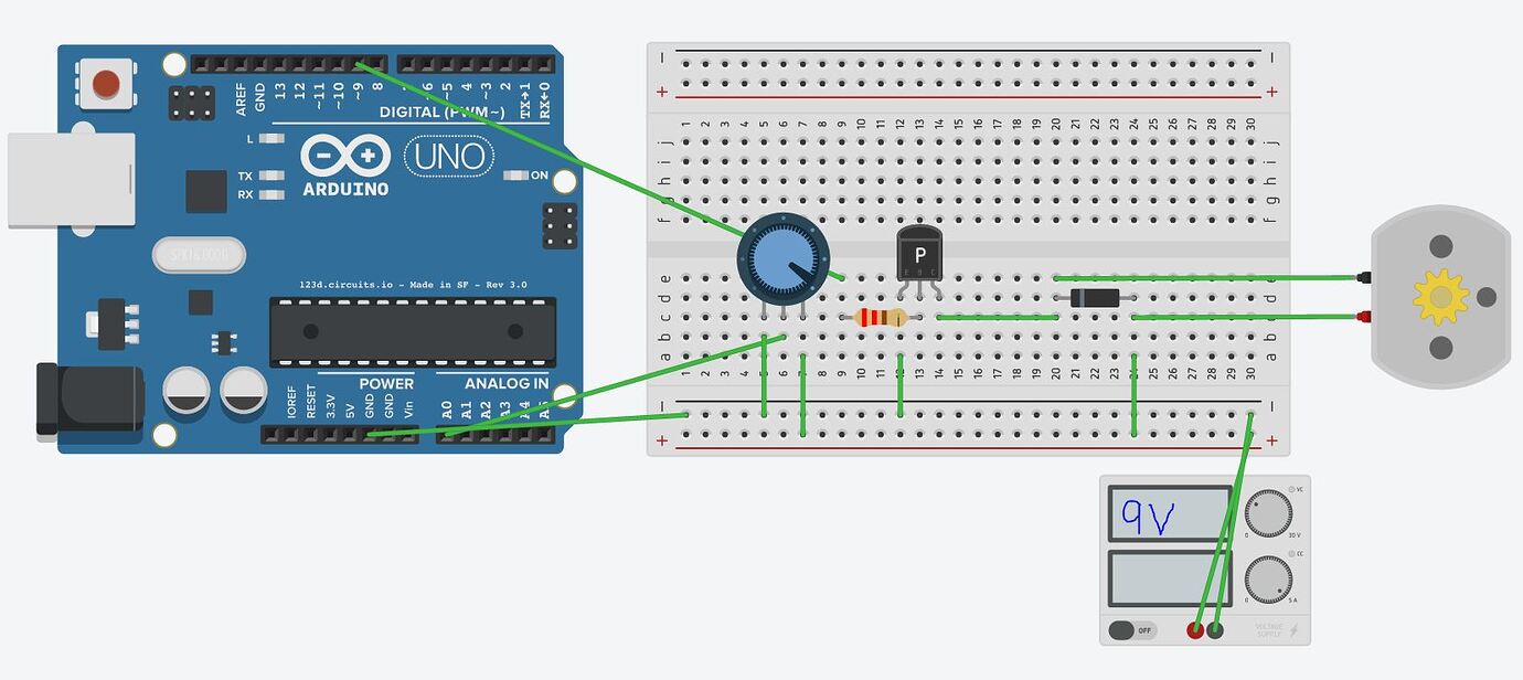 DC Motor Speed control with potentiometer - General Electronics ...