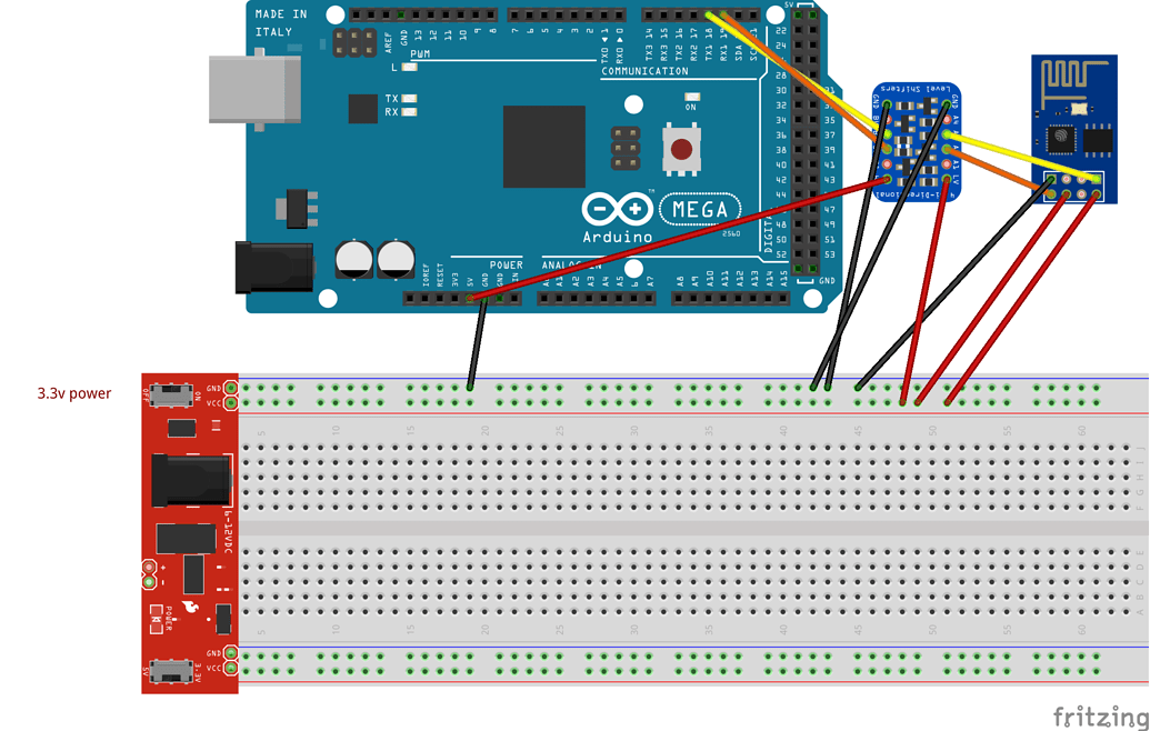 ESP8266 et Arduino MEGA 2560 - Français - Arduino Forum