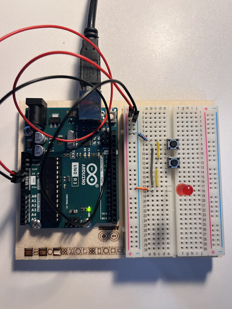 Project 1: Parallel Circuit Switch Issue - Starter Kit - Arduino Forum