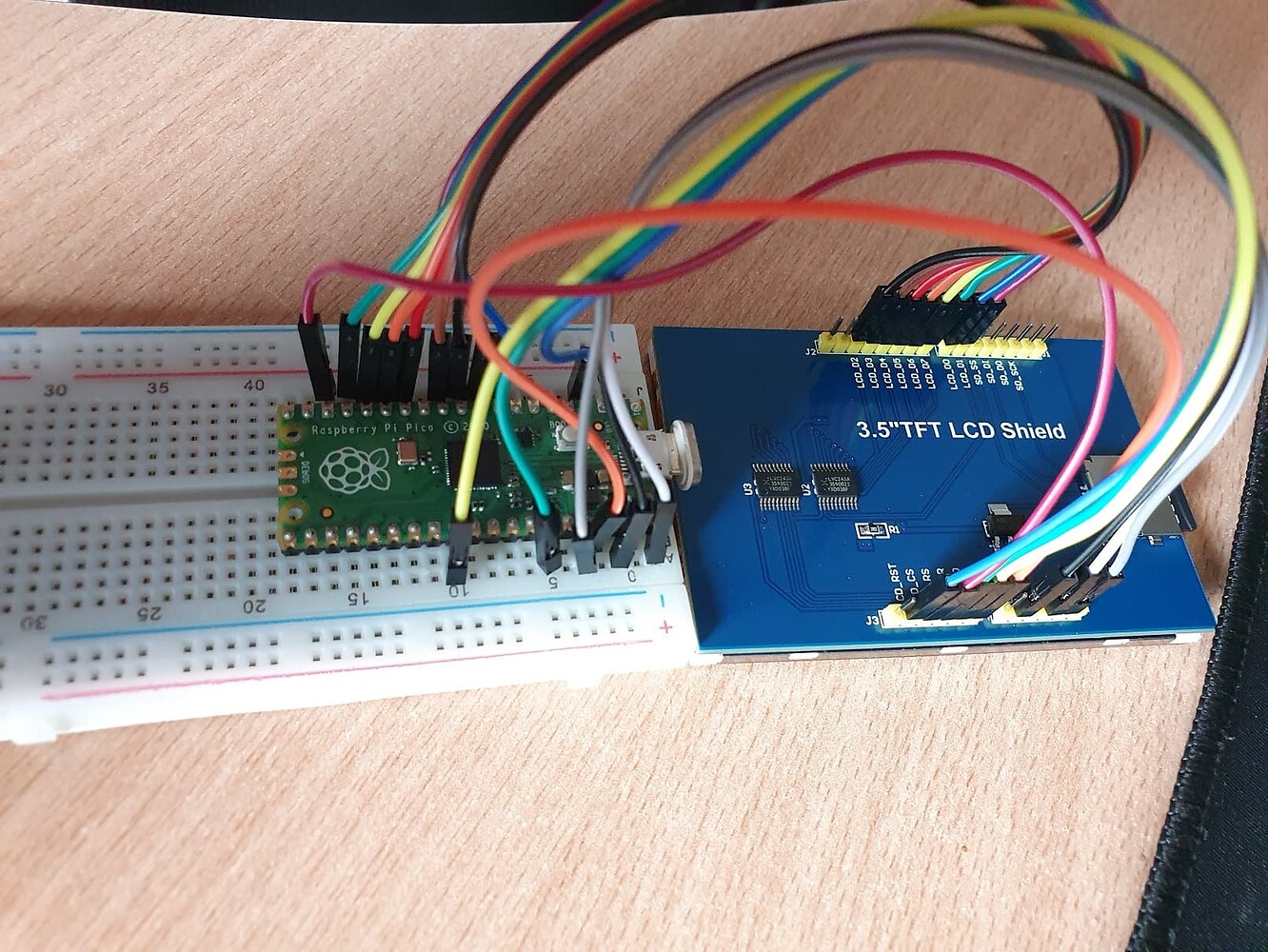 Raspberry Pi Pico + 3.5in TFT ILI9486 issue - Displays - Arduino Forum