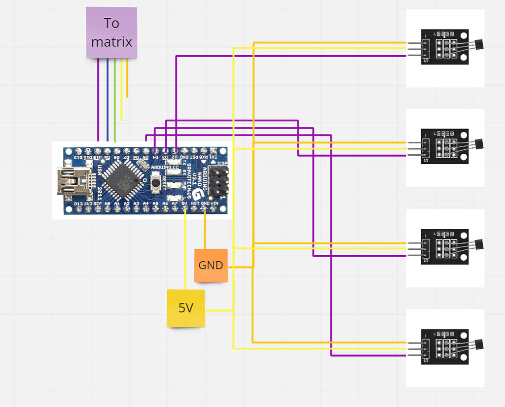 Hall sensors / Arduino Nano PCB problems - Sensors - Arduino Forum