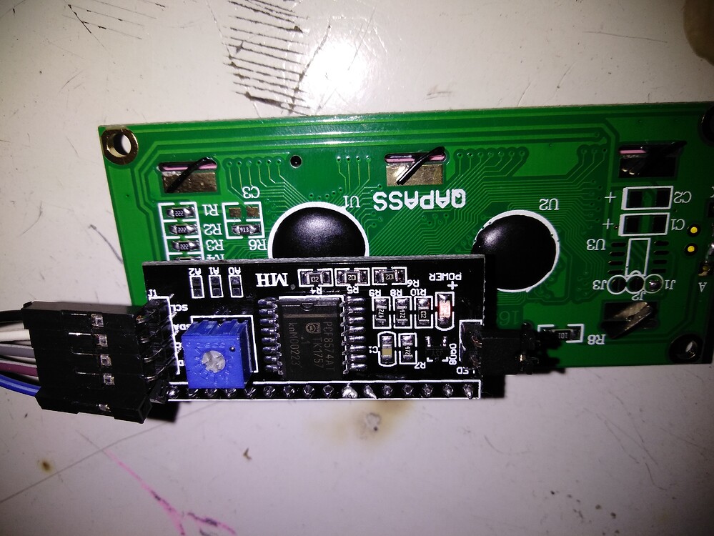 I2C+LCD Screen Issues - Programming - Arduino Forum
