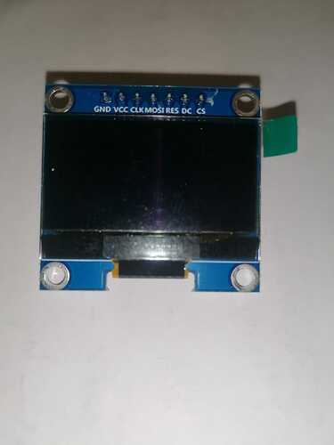 1^3inch 7Pin SSH1106 SPI OLED front