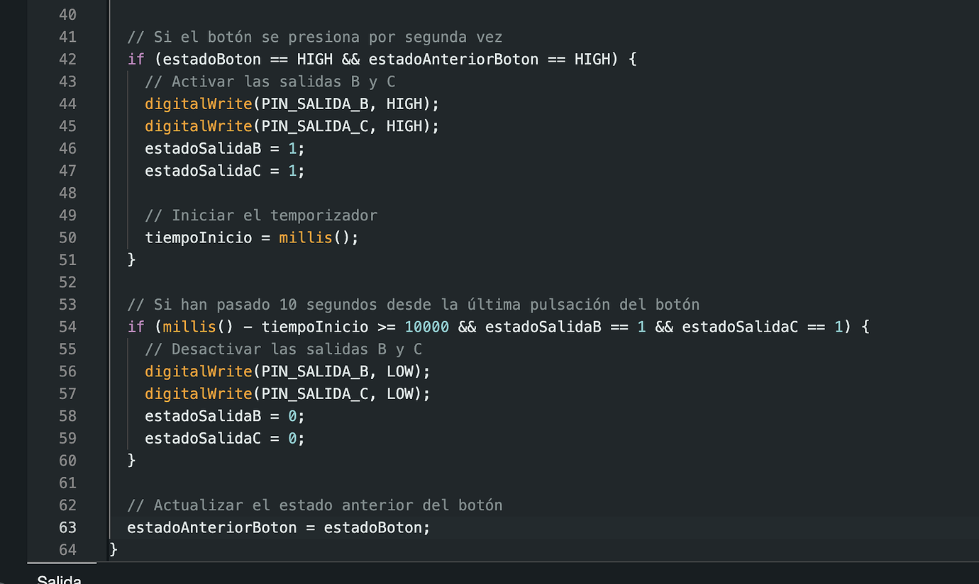 BOTON con dos funciones - Español - Arduino Forum