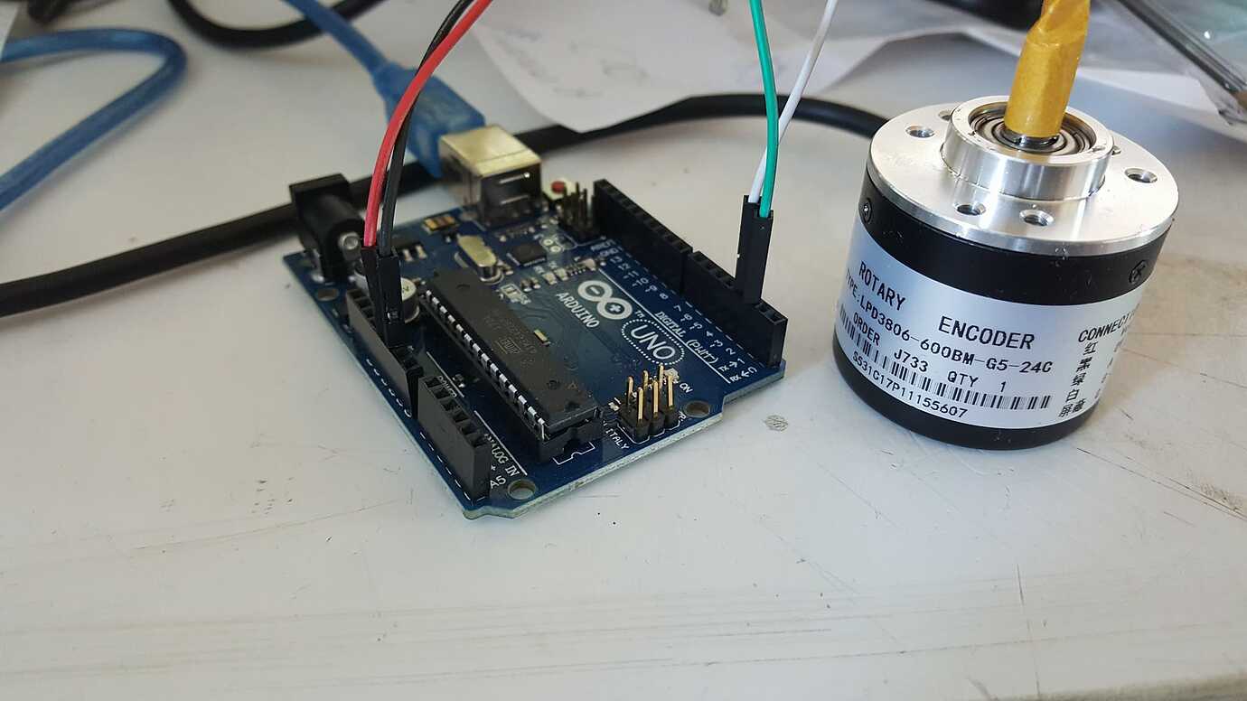 Incremental rotary encoder and stepper motor help - Project Guidance ...
