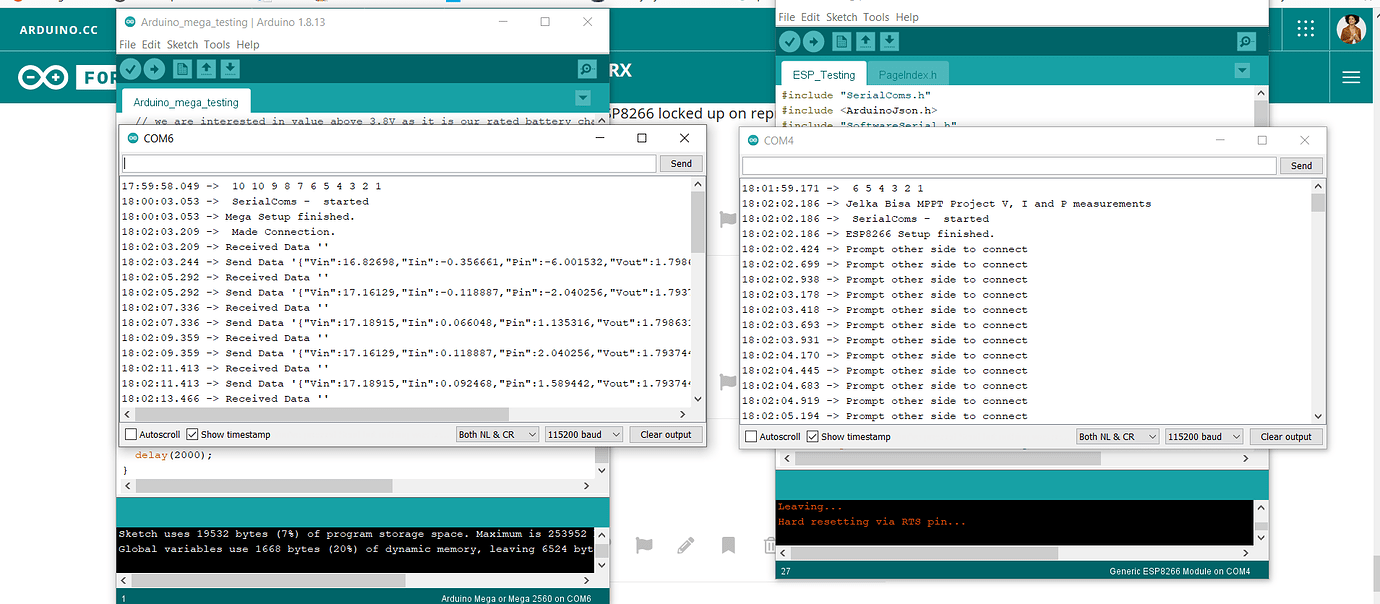 Arduino mega to esp8266 communication via TX RX - Page 3 - 3rd Party ...