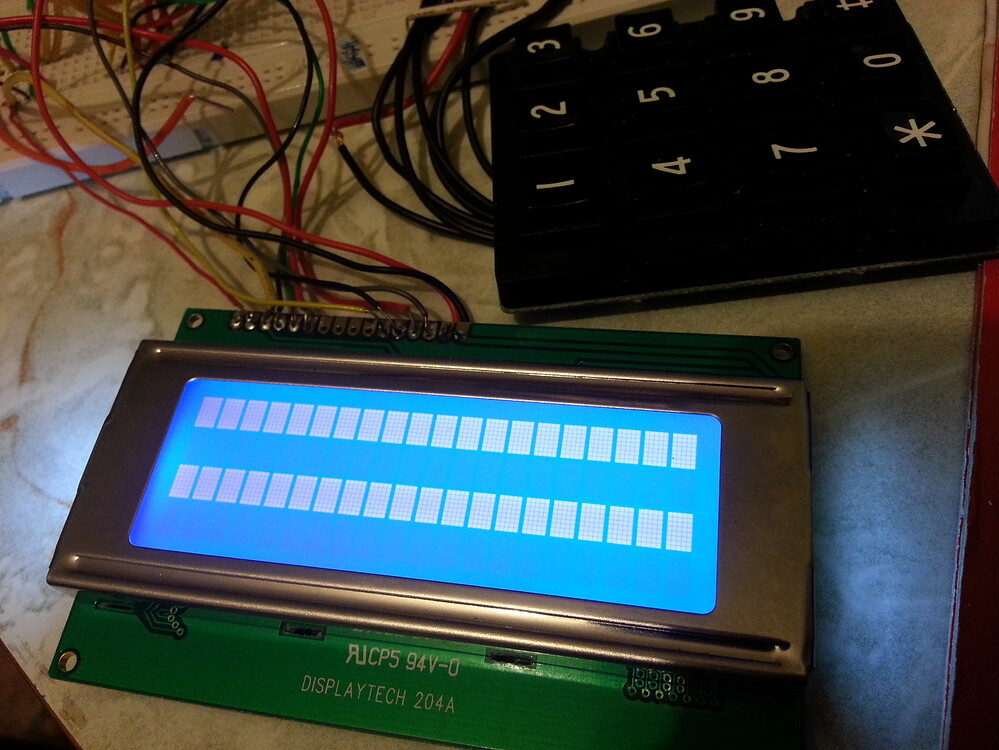 Need help to connect with Arduino UNO, 20X4 LCD and 4X3 Keypad ...