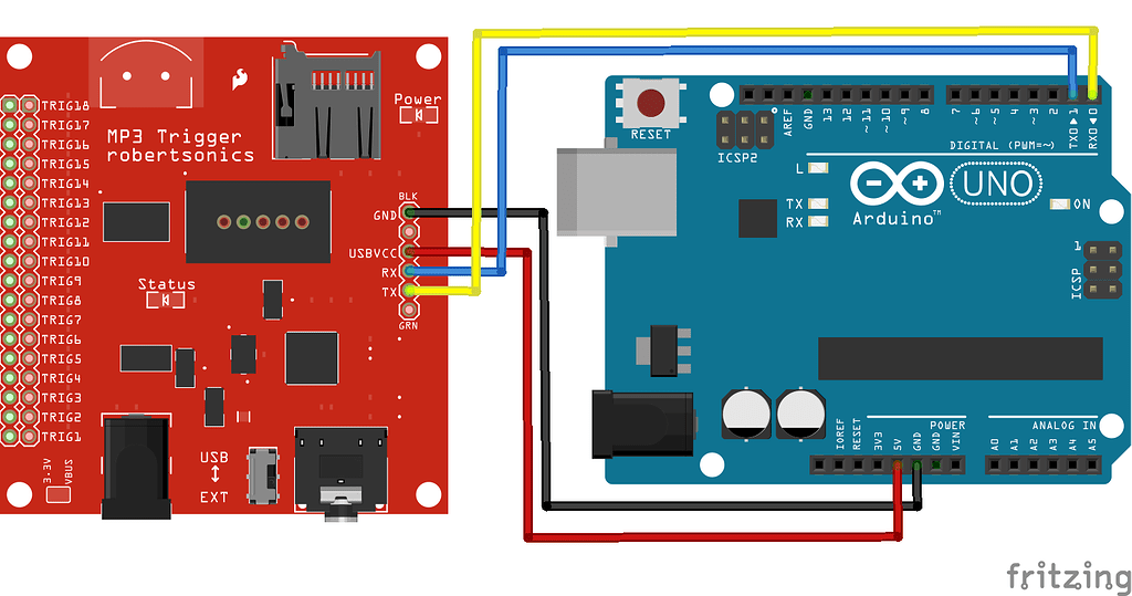 Sparkfun mp3 trigger and arduino mega - LEDs and Multiplexing - Arduino ...