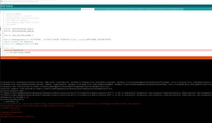 Still get this same no such file  error