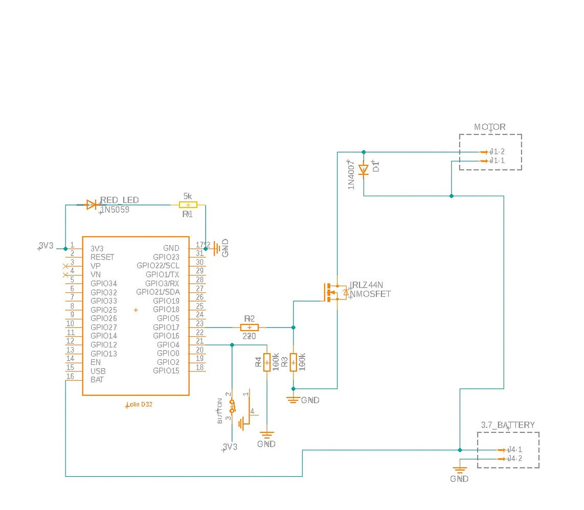 LED flickering with motor activated by mosfet Microcontrollers