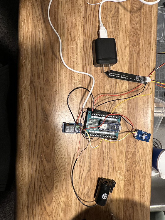 Plant Watering Kit Relay clicking, pump not starting Nano RP2040