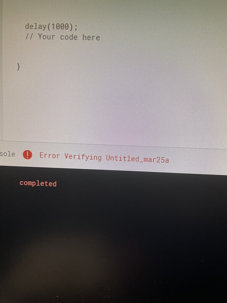 Completed compilation error Arduino Online Editor - Cloud Editor ...