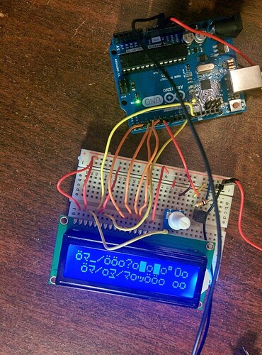 LCD in Starter Kit Displaying Weird Characters - Displays - Arduino Forum