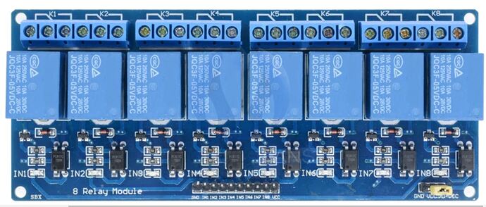 Relais 8 kanaals