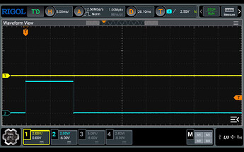 Clock 5ms div ch2