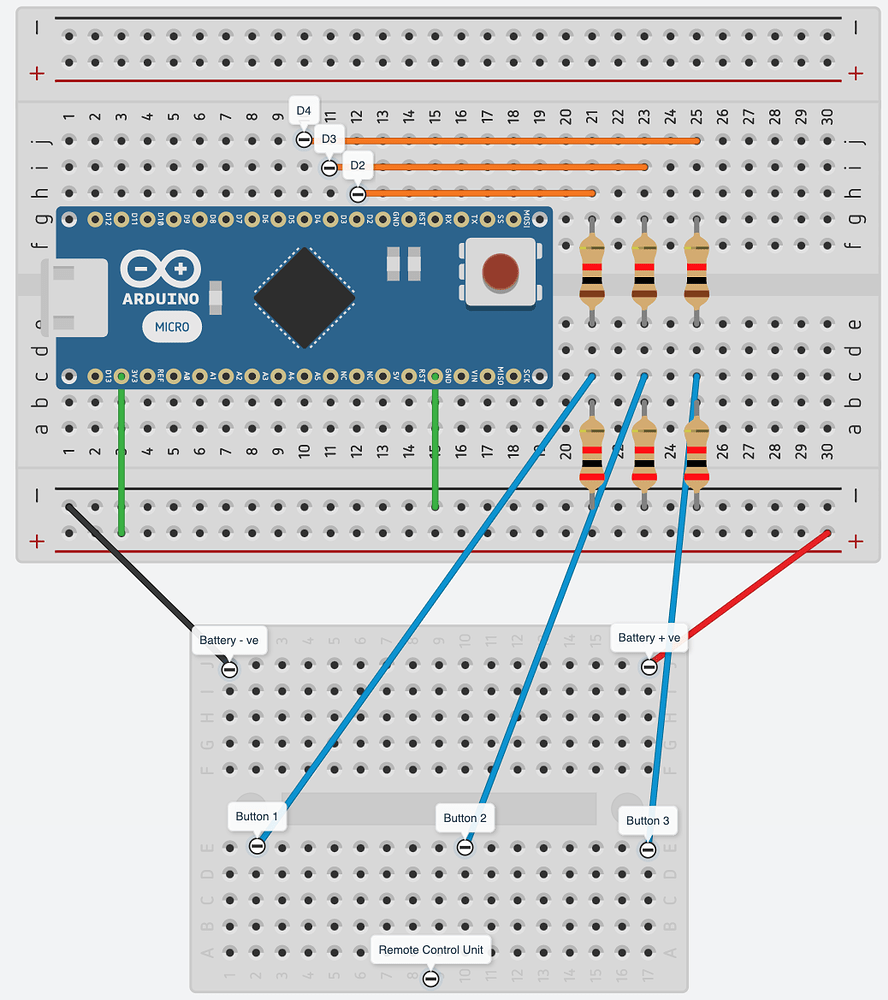 Press remote buttons using Arduino digital IO pins - General Guidance ...