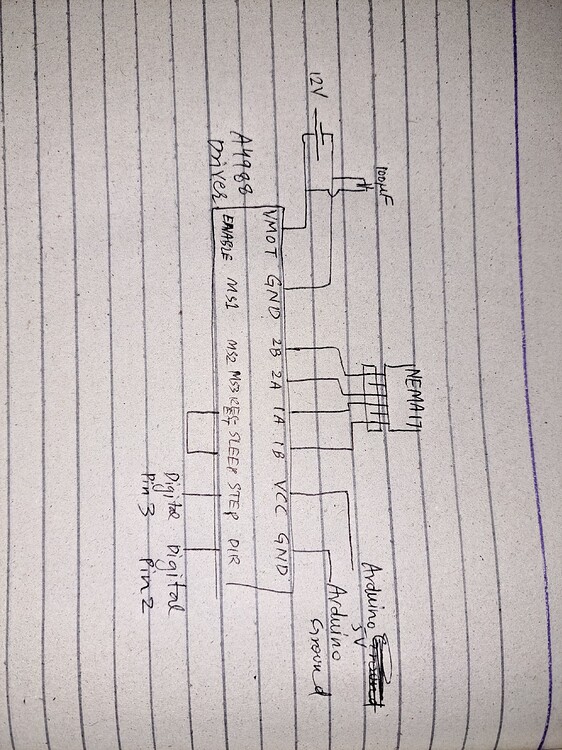 NEMA 17 behaving randomly with A4988 driver - Motors, Mechanics, Power ...