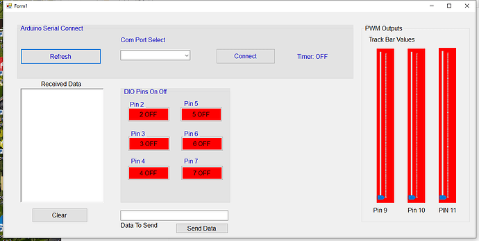 Arduino GUI VB