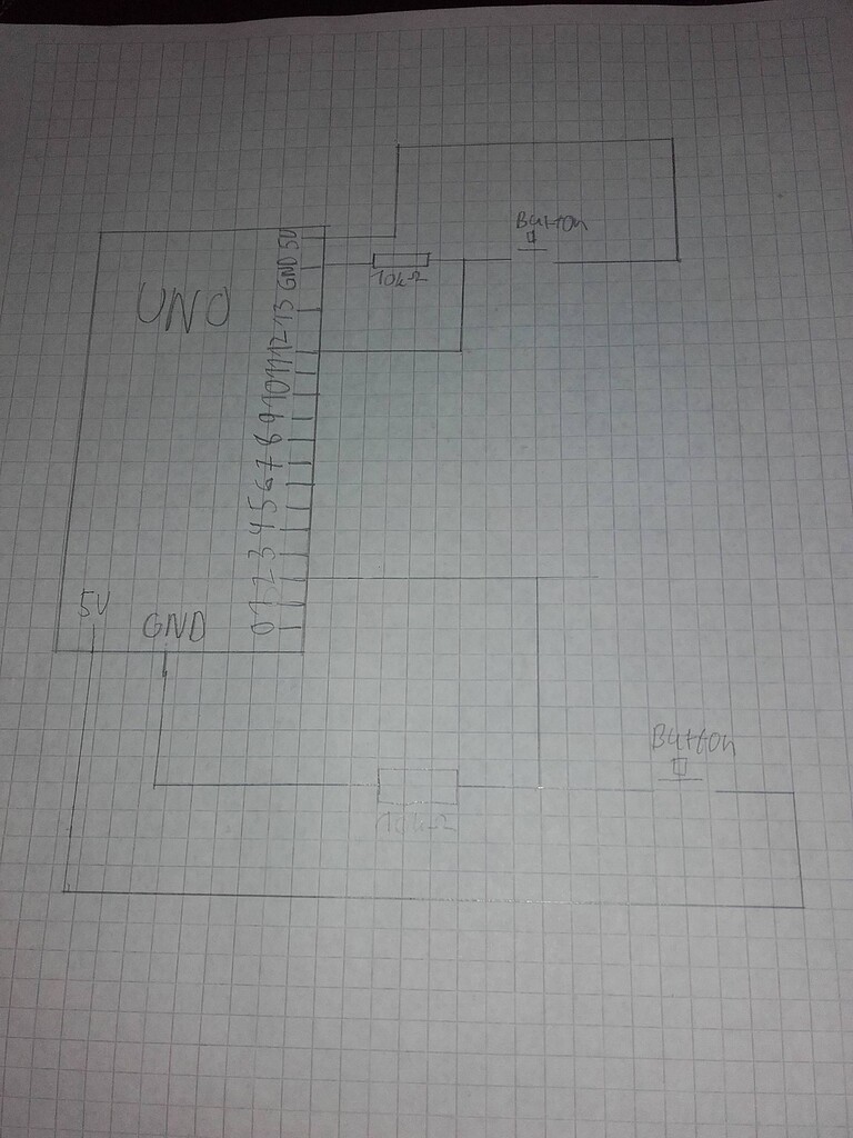 1 Digit (7 Segment) Up and down counter (With Pause on up counter ...