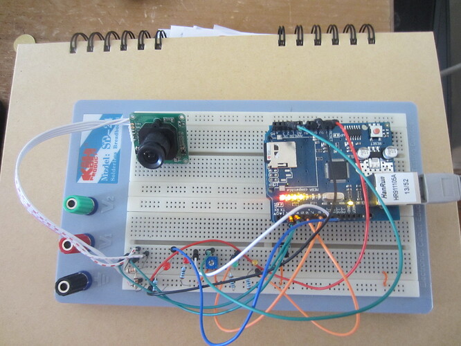 IPCAM, a autonomous IP camera with Arduino and Adafruit serial JPG ...