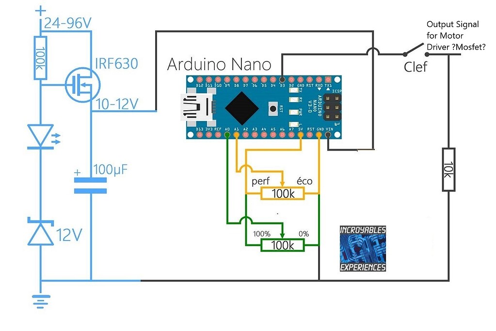 Motor driver need help to convert from potentiometer to hall effect