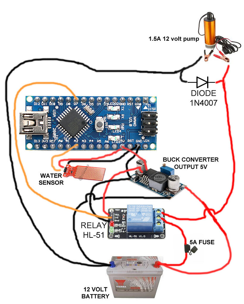 Flyback diode, relay, and fuse placement - General Electronics ...