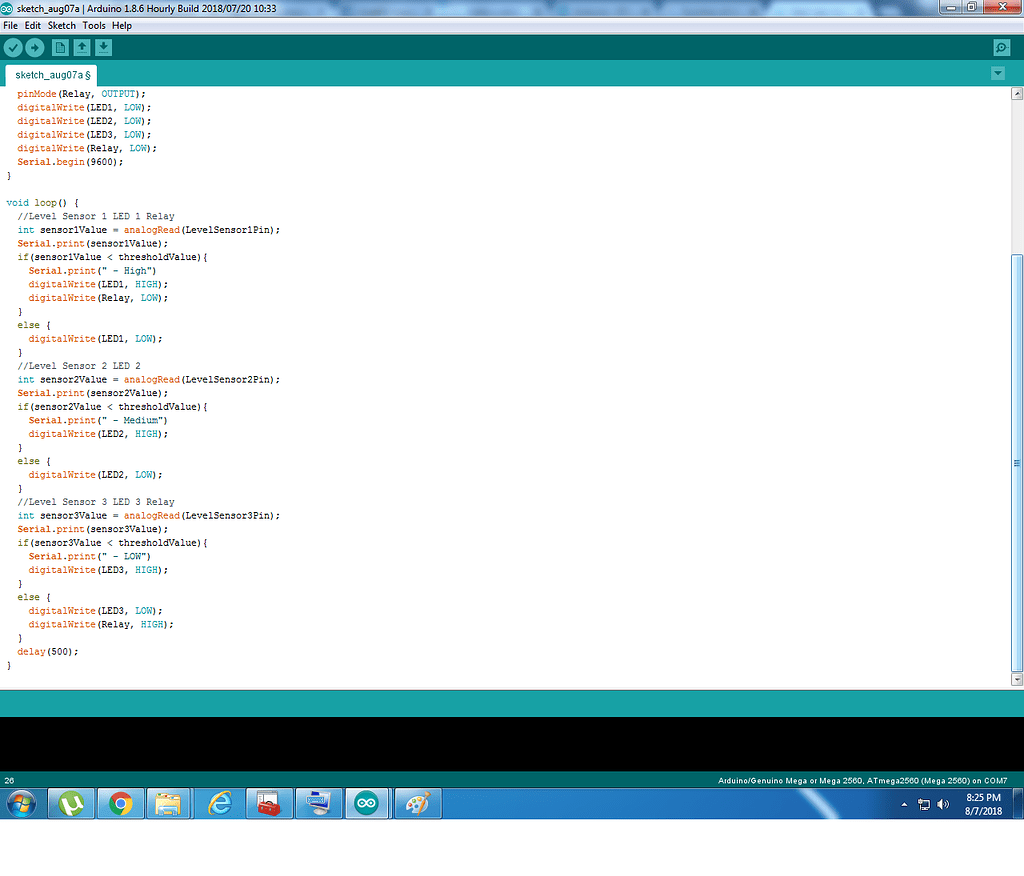 how to make led 3 low when sensor 2 output is high while retaining the ...