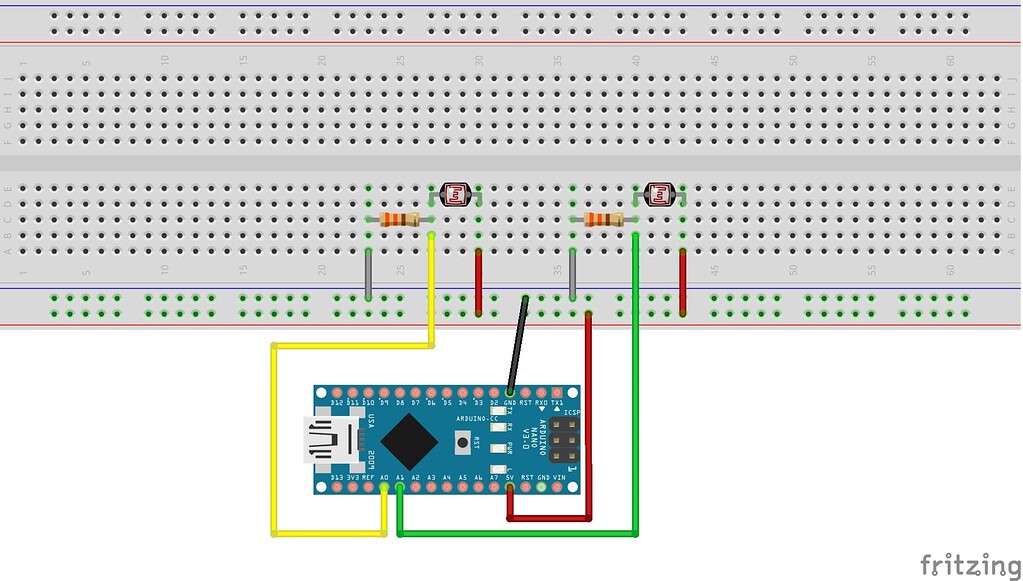 Anfänger will zwei LDR Widerstände an Nano auslesen - Deutsch - Arduino ...