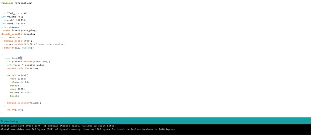 Why is my IR sensor taking values non stop even though I pressed the ...