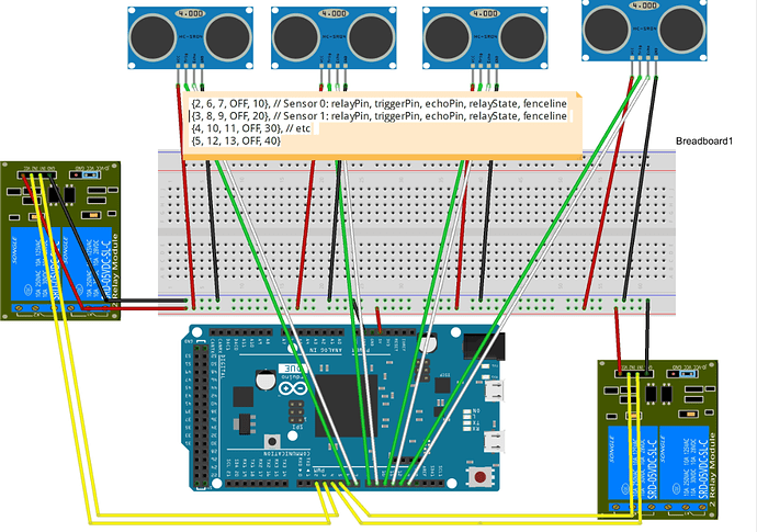 Ultrasonic Sensor with Relay and Count of On of Relay - Page 2 ...